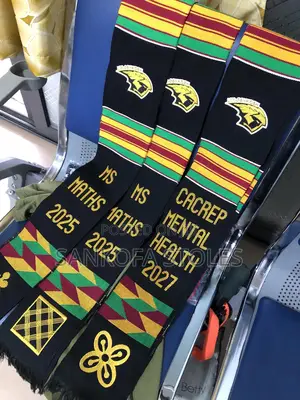 Custom Handwoven Kente Stole Sash