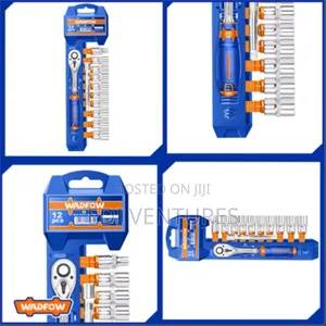 Wadfow 12 PCS 1⁄2" Sockets Set