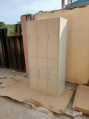 Six Door Metal Cabinet (Ash)