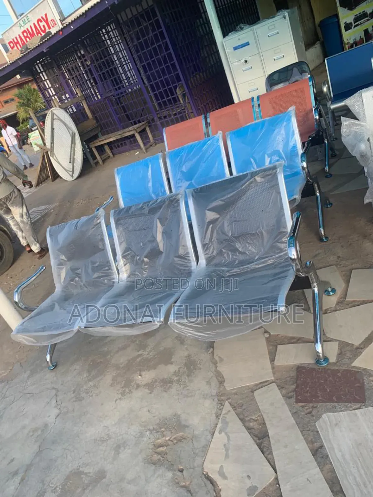 Reception/Waiting Chair (Full Metal)