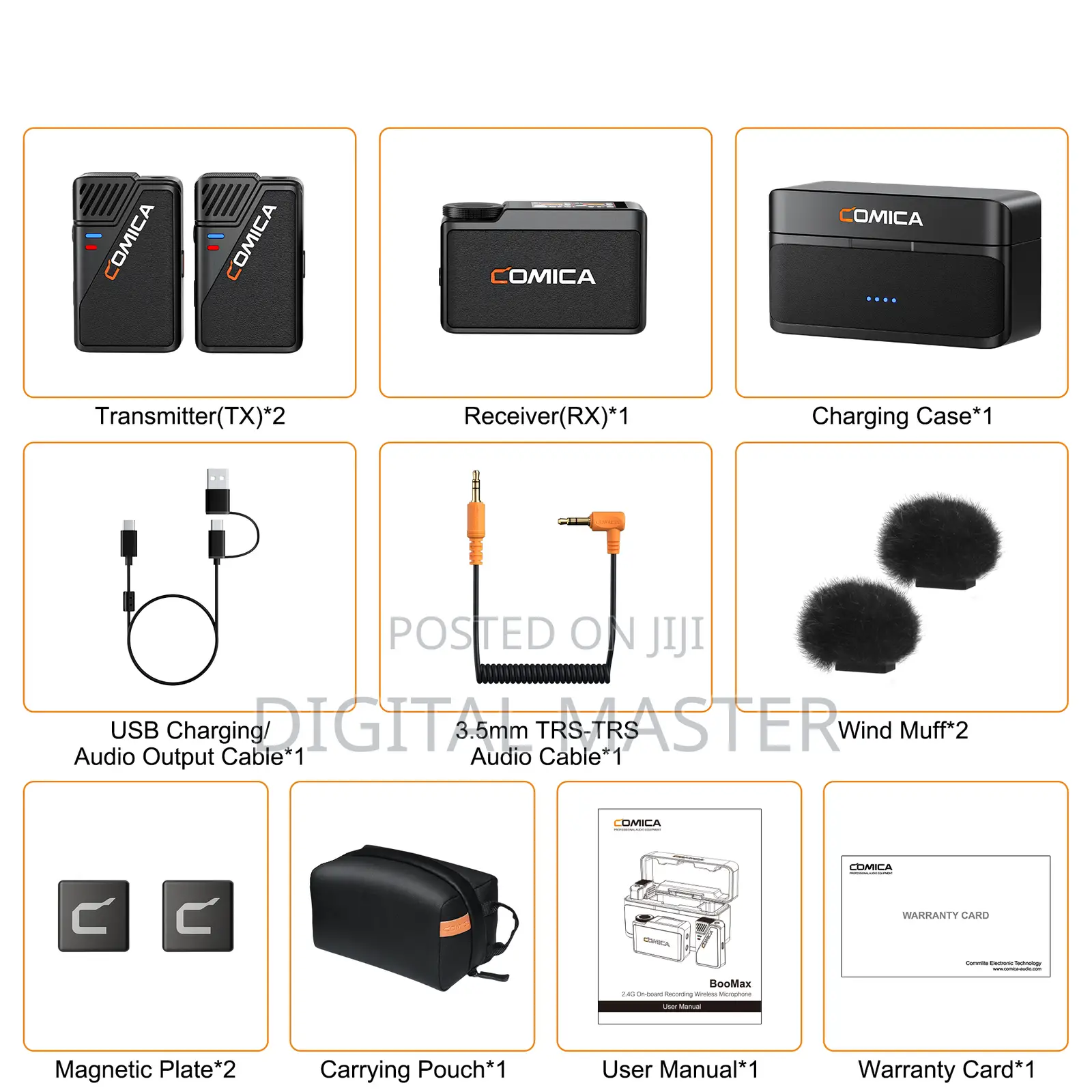 Comica Boomax 2.4g on-Board Recording Wireless Microphone