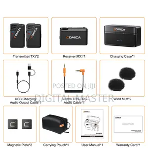 Comica Boomax 2.4g on-Board Recording Wireless Microphone