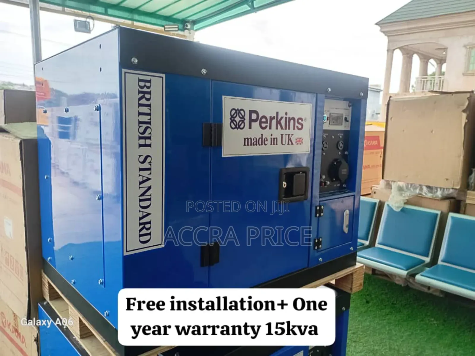 Well Circuited Perkins Diesel Generator 18kva Rated Diesel
