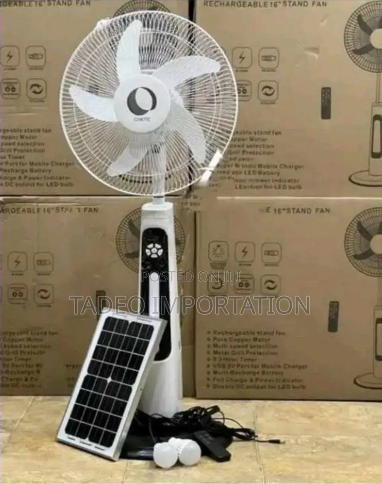 18 Nches Clinette Rechargeable Fan