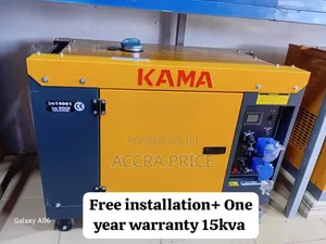 Reinforced Kama 15kva Diesel Generator Kama Diesel