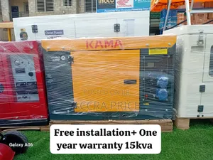 Well Circuited Kama Diesel Generator 15kva Rated Diesel