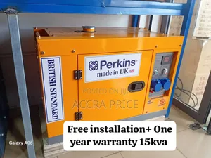 Sauve Perkins Diesel 15kva Perkins Diesel Generator 15kva