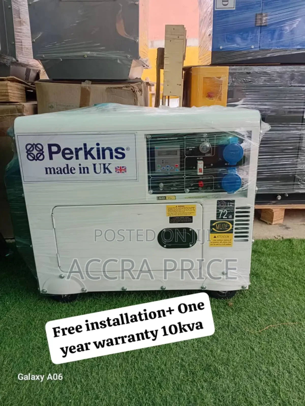 Well Circuited Perkins Diesel Generator 10kva Rated Diesel