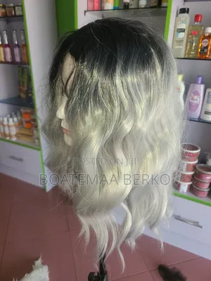 Grey Bodywave Wig