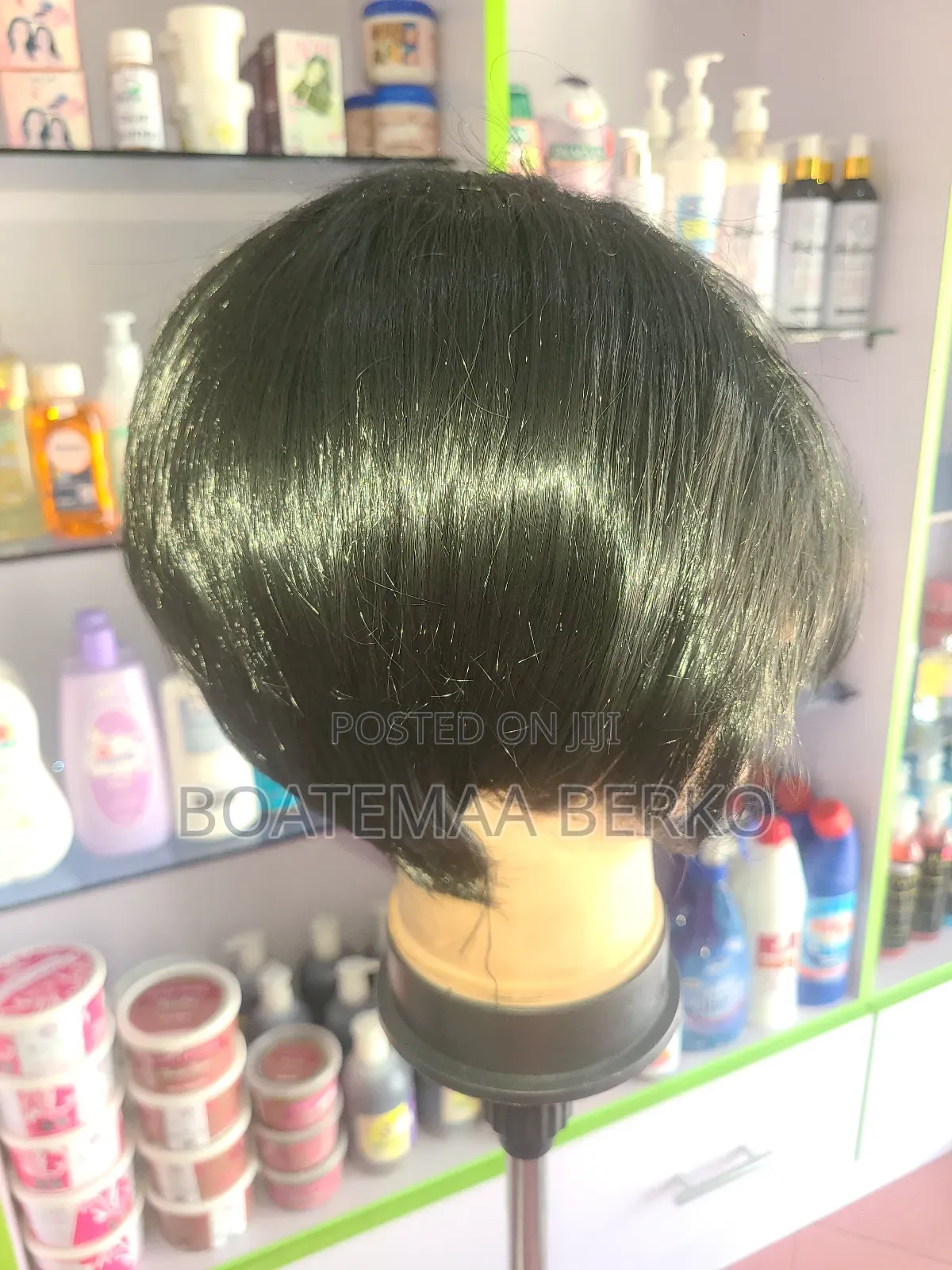 Black Pixie Wig
