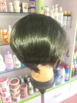 Black Pixie Wig