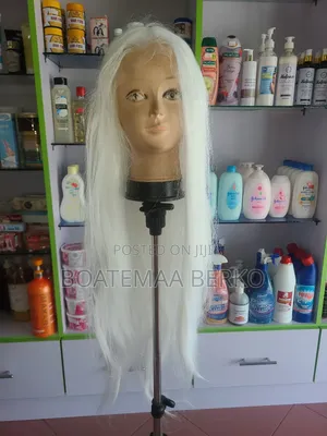 Full Frontal Straight White Wig