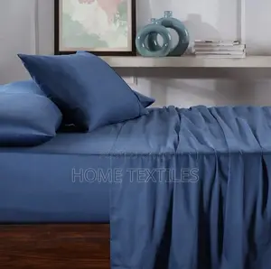 Plain Bedsheet With 4 Pillow Cases