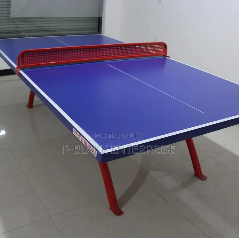 Table Tennis Table With Bat and Balls
