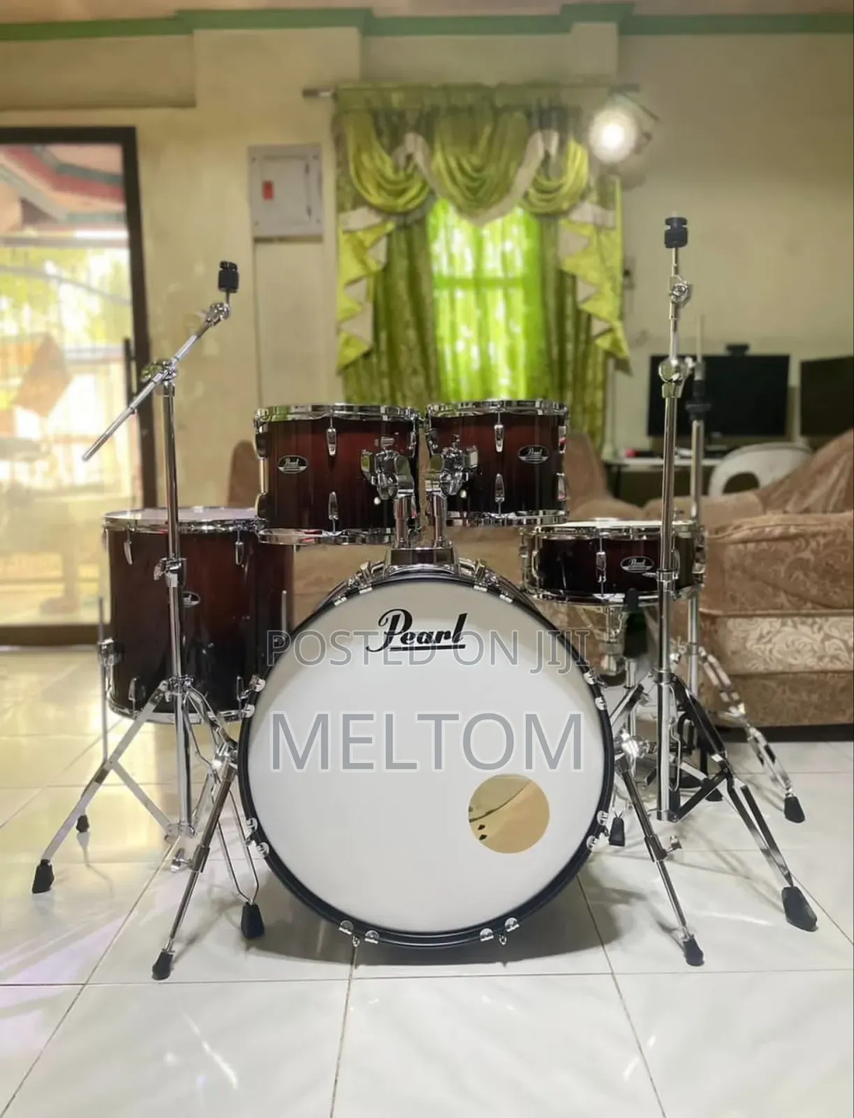 Pearl 5-piece High Grade Complete Drumset Double Carton