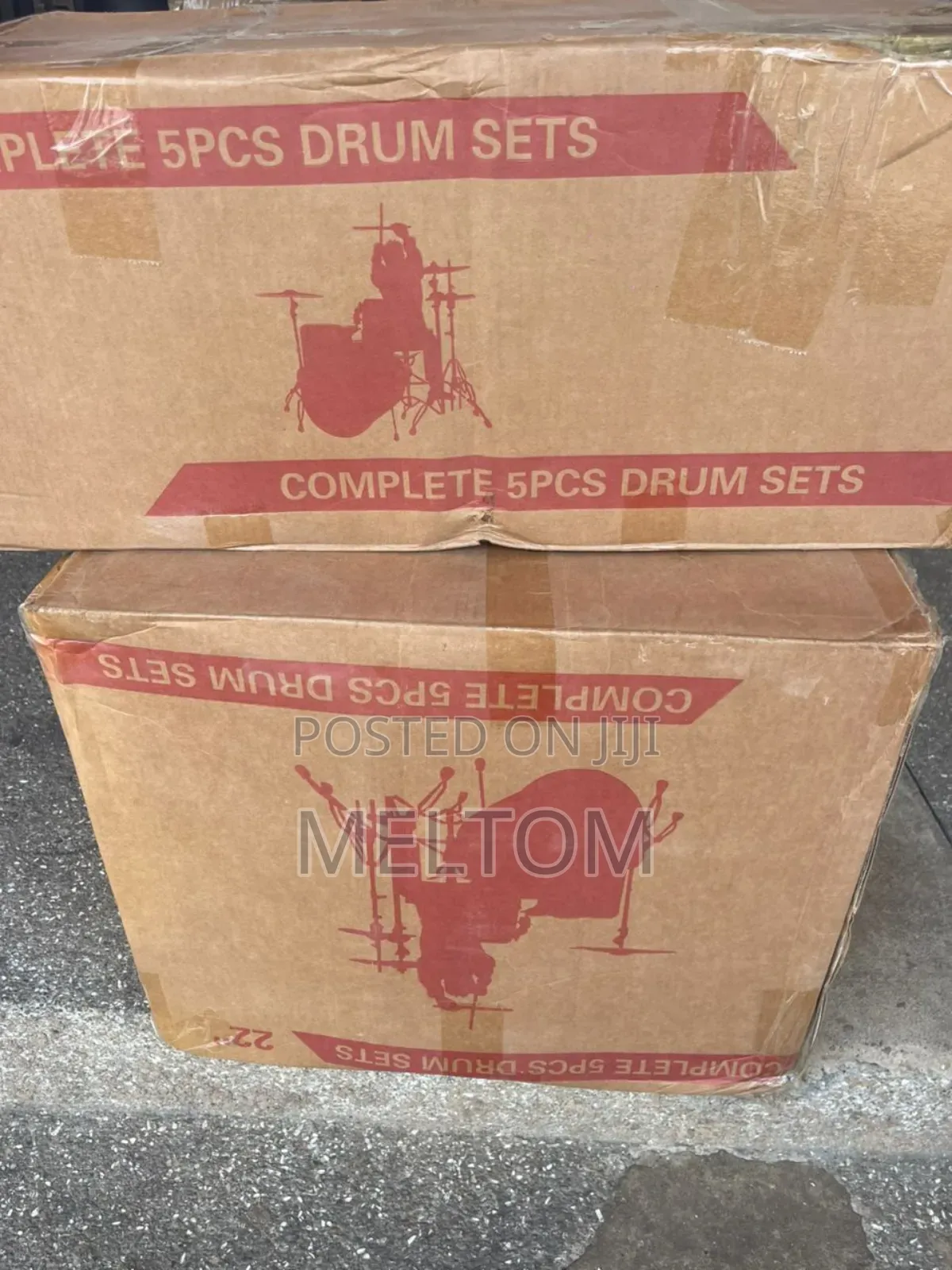 Pearl 5-piece High Grade Complete Drumset Double Carton