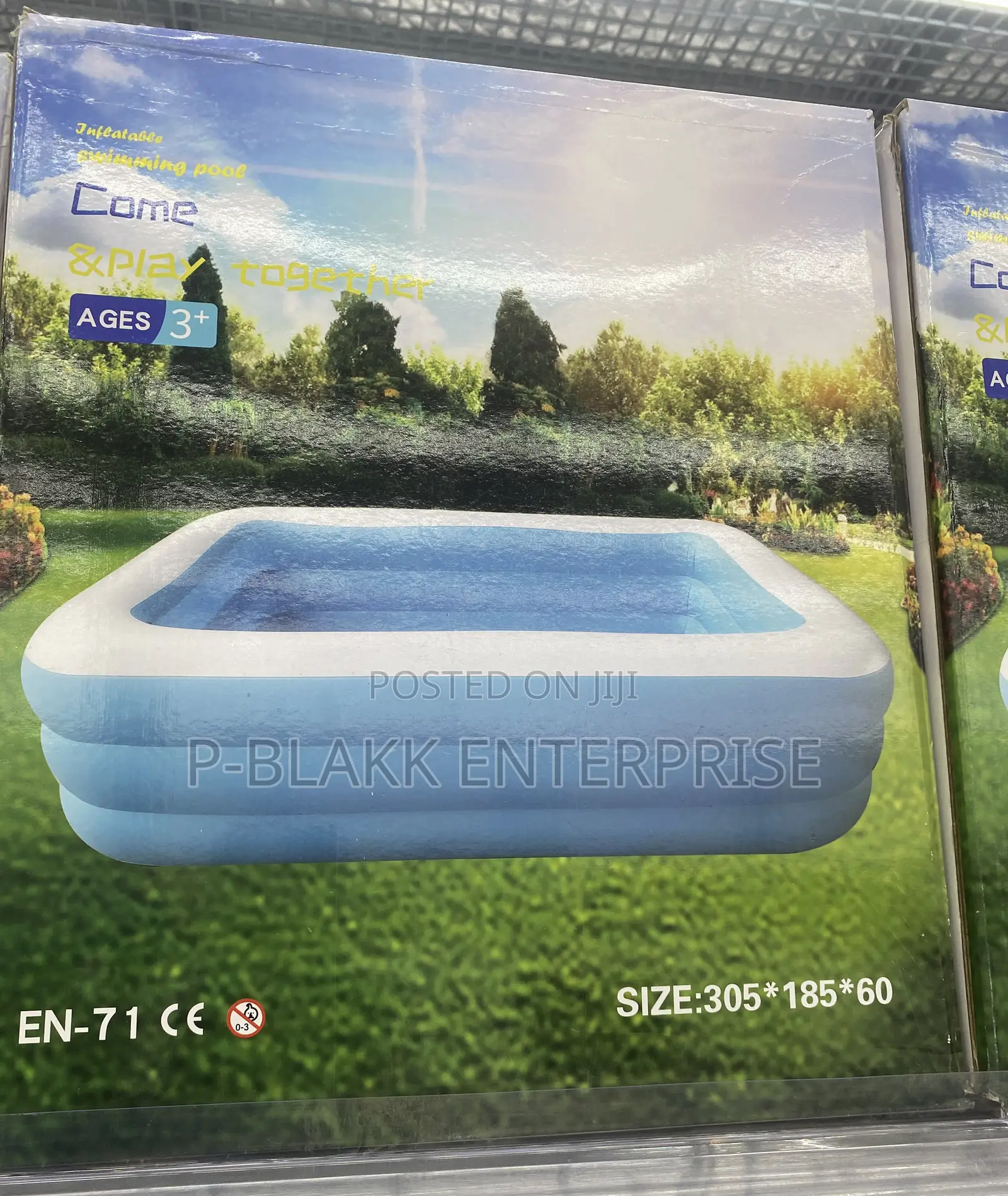 Inflatable Swimming Pool 305cm*185cm*60cm