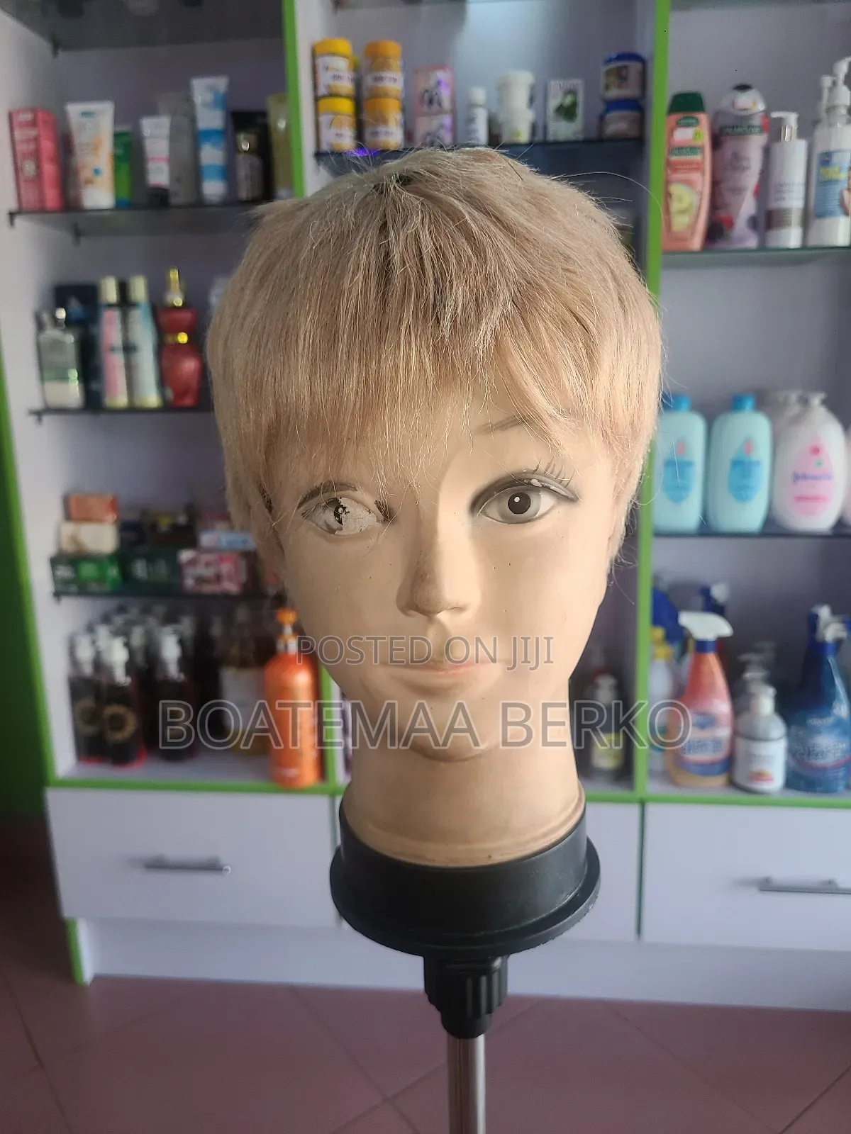 Blonde Pixie Wig Cap