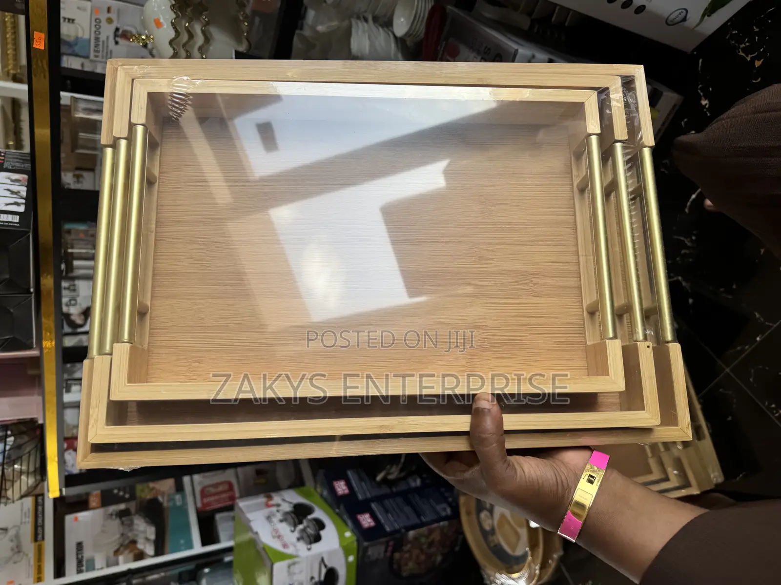 Bamboo 3pcs Serving Tray