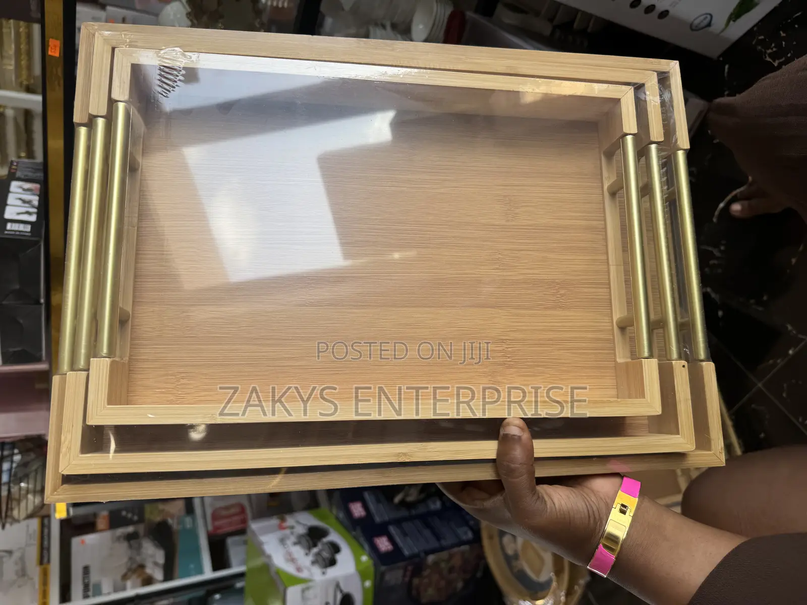 Bamboo 3pcs Serving Tray