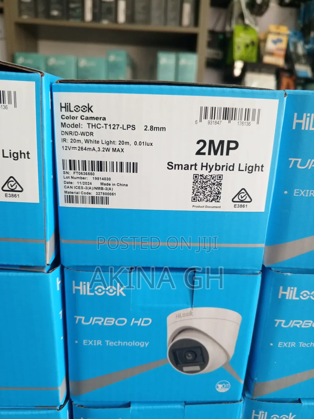 Hilook 2mp Smart Color Analog Audio Camera THC-T127-LPS