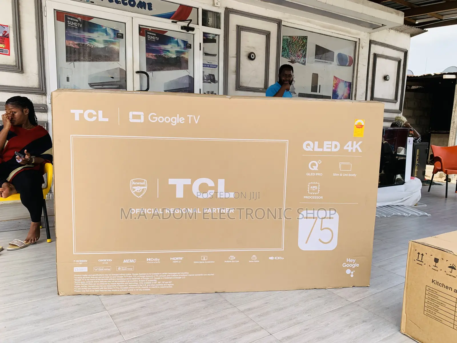 TCL 75” Qled Led Tv