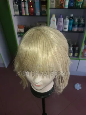 Short Blonde French Cut Wig