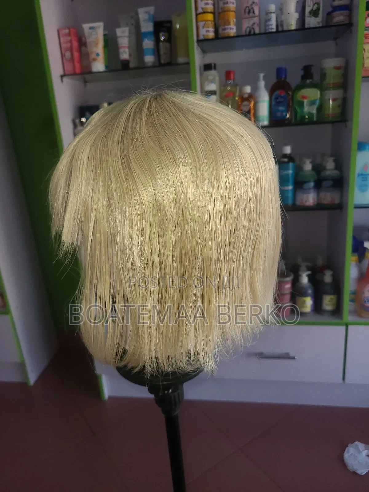 Short Blonde French Cut Wig