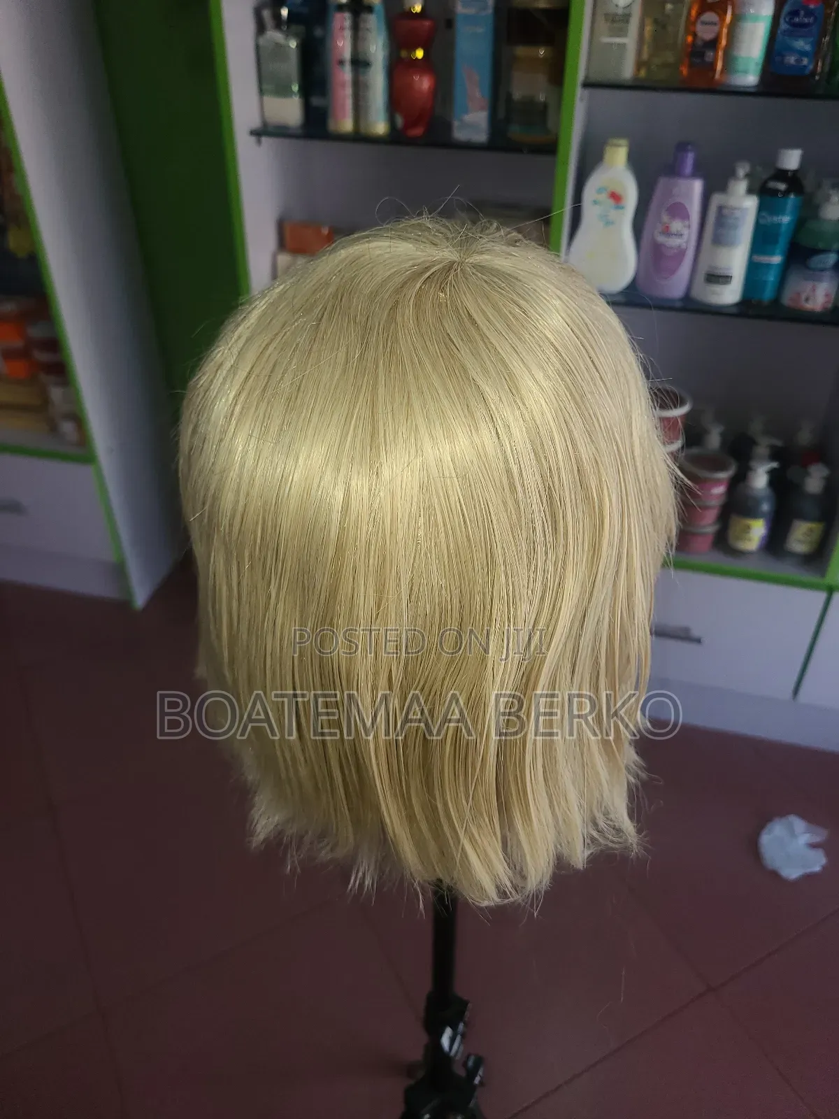 Short Blonde French Cut Wig