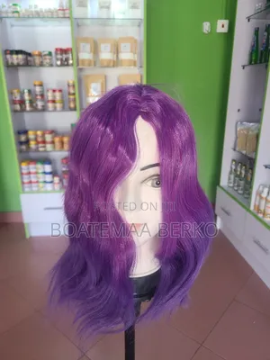Purple Bodywave Wig