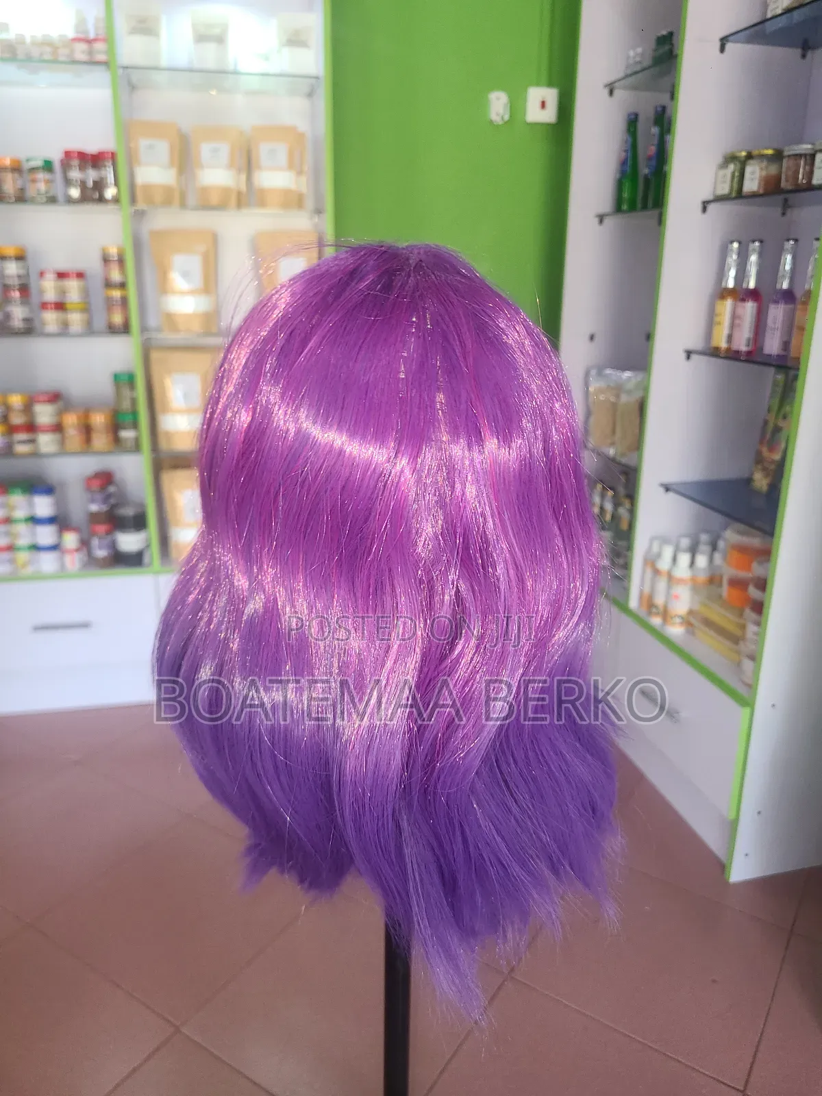 Purple Bodywave Wig