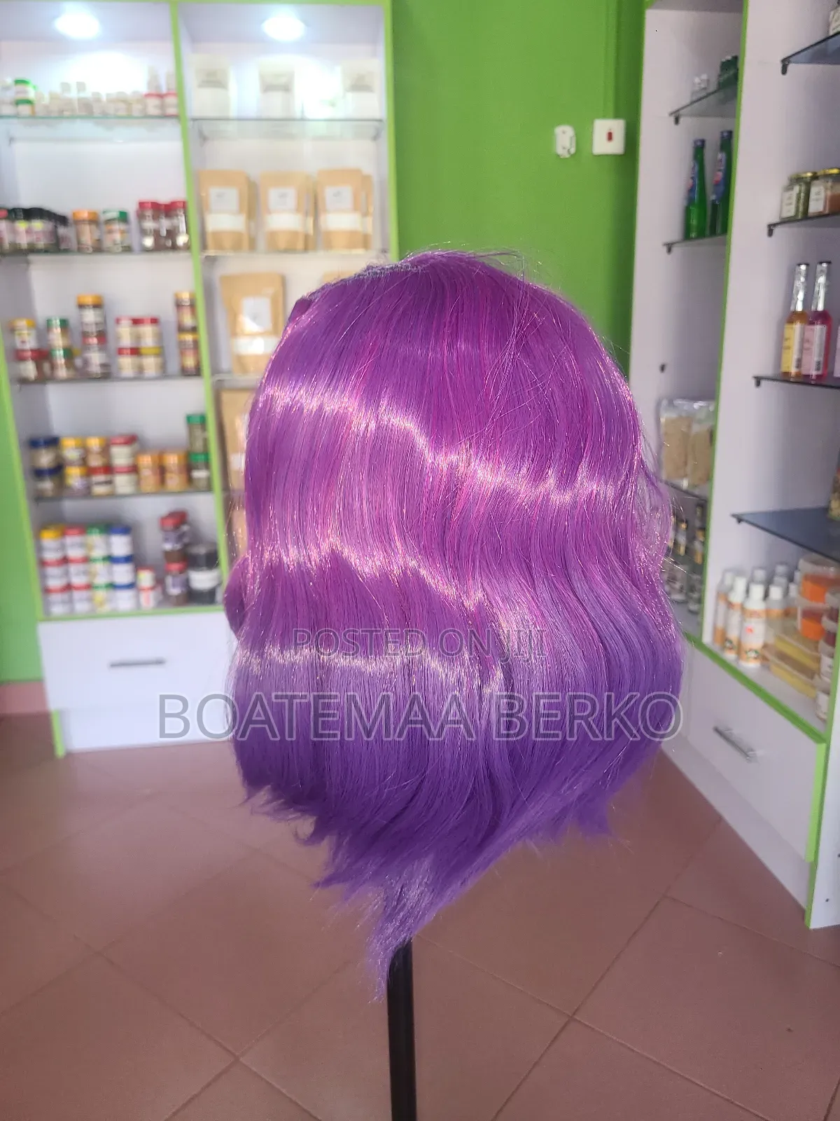 Purple Bodywave Wig