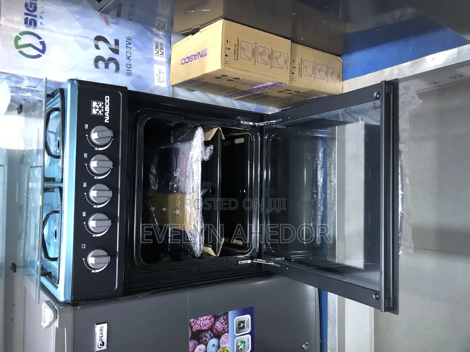 4 Burners Nasco Gas Cooker 50by50 Fresh in Box for Sale