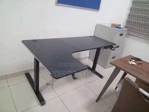 L Shaped Electric Adjustable Table