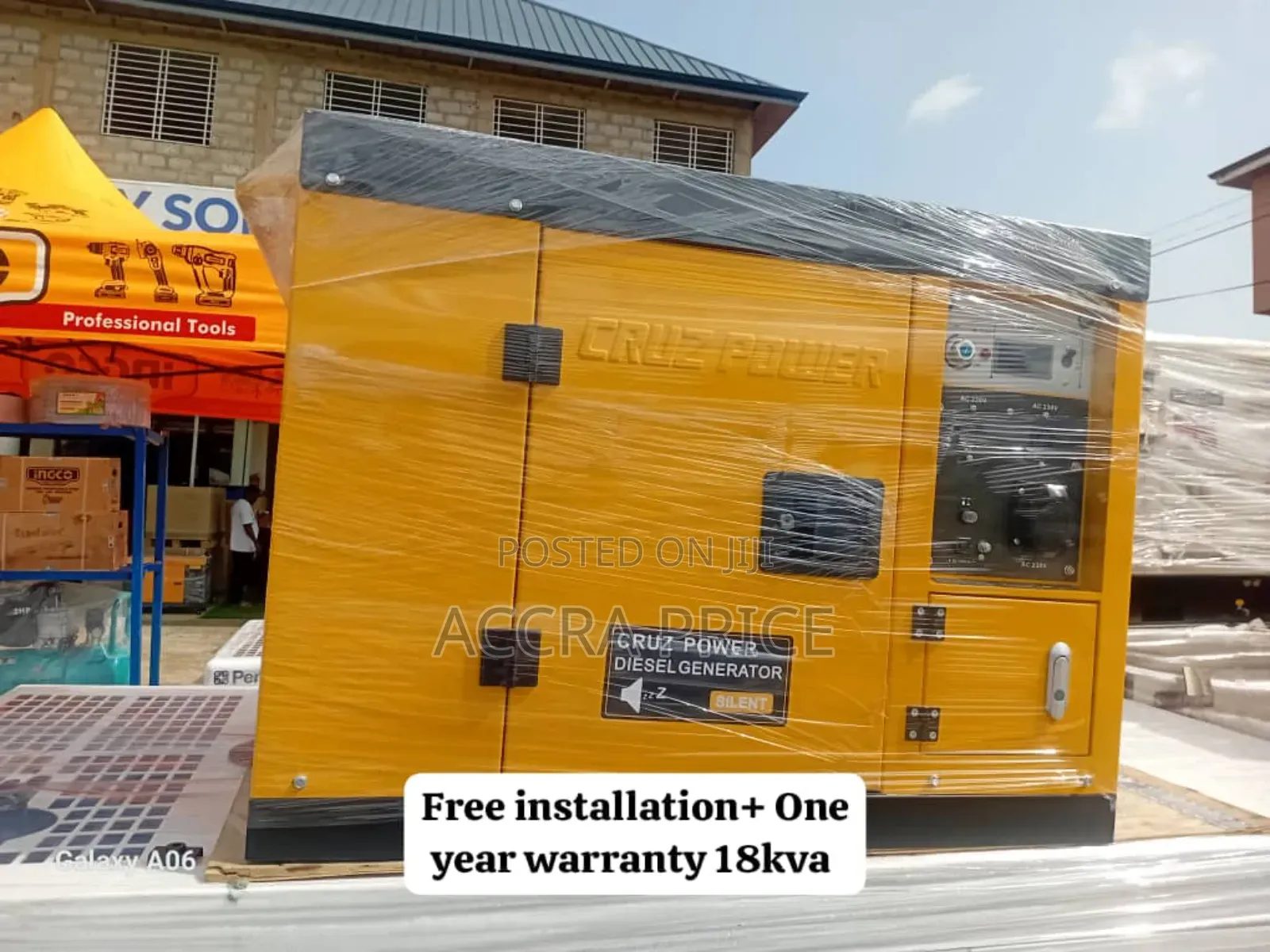 18kva Safe and Sound Operational Generator Cruz Power 18kva