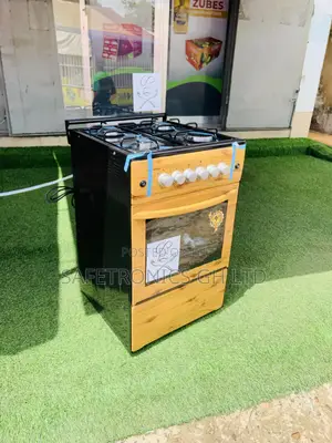 Zealous Gray 4 Gas Cooker Oven Volcano 50/50 Wooden