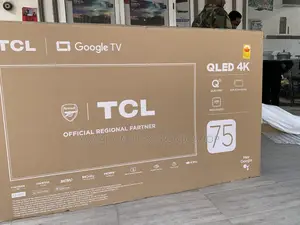 Sleek Design TCL 75” Qled Tv