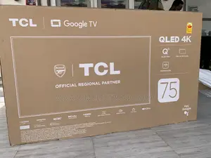 Sleek Design TCL 75” Qled Tv
