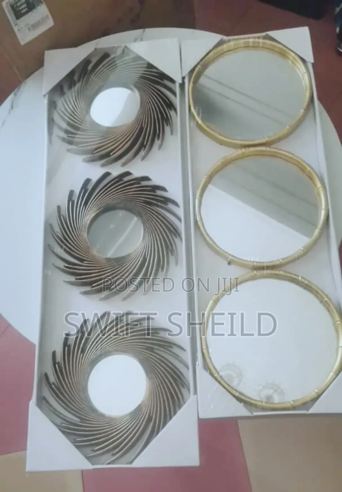3 Set Decorative Mirror