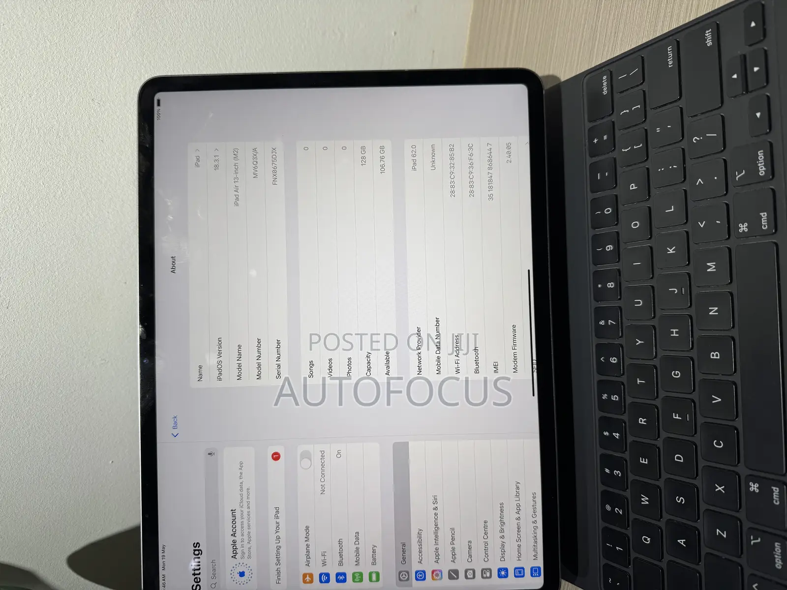 Apple iPad Air 13 (2024) 128 GB Silver