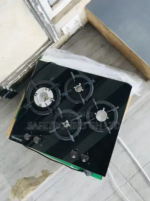 Secure Fast Tempered 4 Gas Cooker Black 60cm