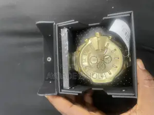 New Diesel Dz4360 Mega Chief Gold Chronograph Men's Watch