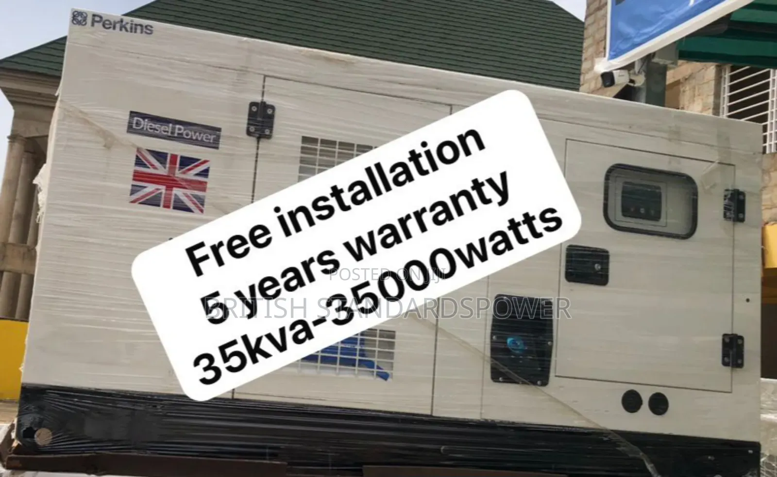 Water Repellent 35kva Diesel Generator Set
