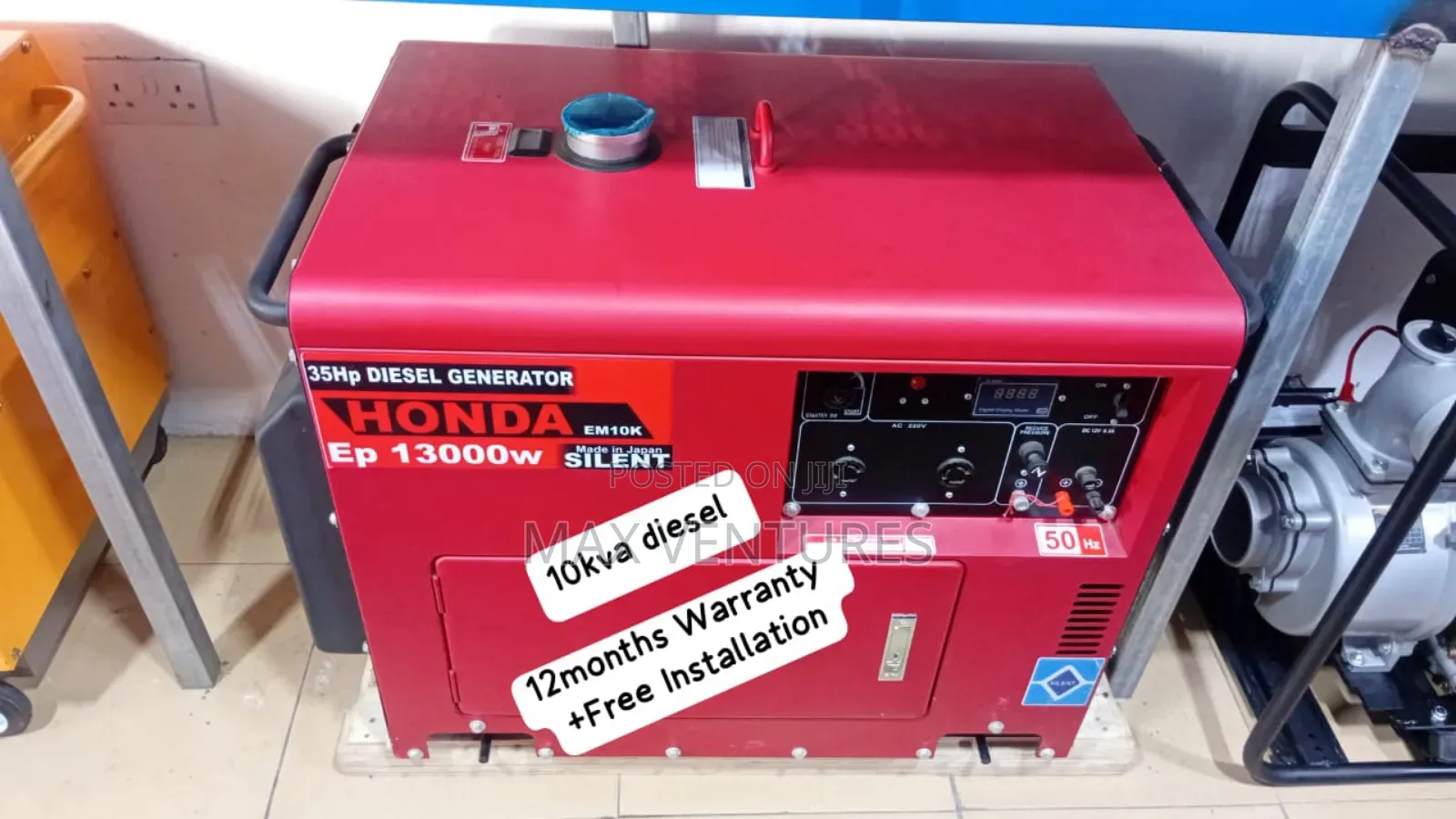 10kva Diesel Generator Silent Honda Unique Functions