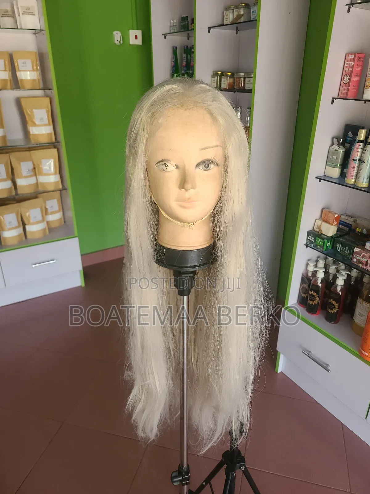 Long Straight Blonde Wig