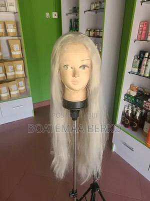 Long Straight Blonde Wig