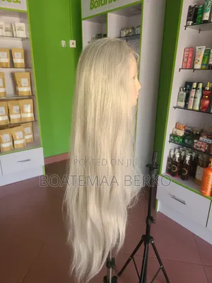 Long Straight Blonde Wig
