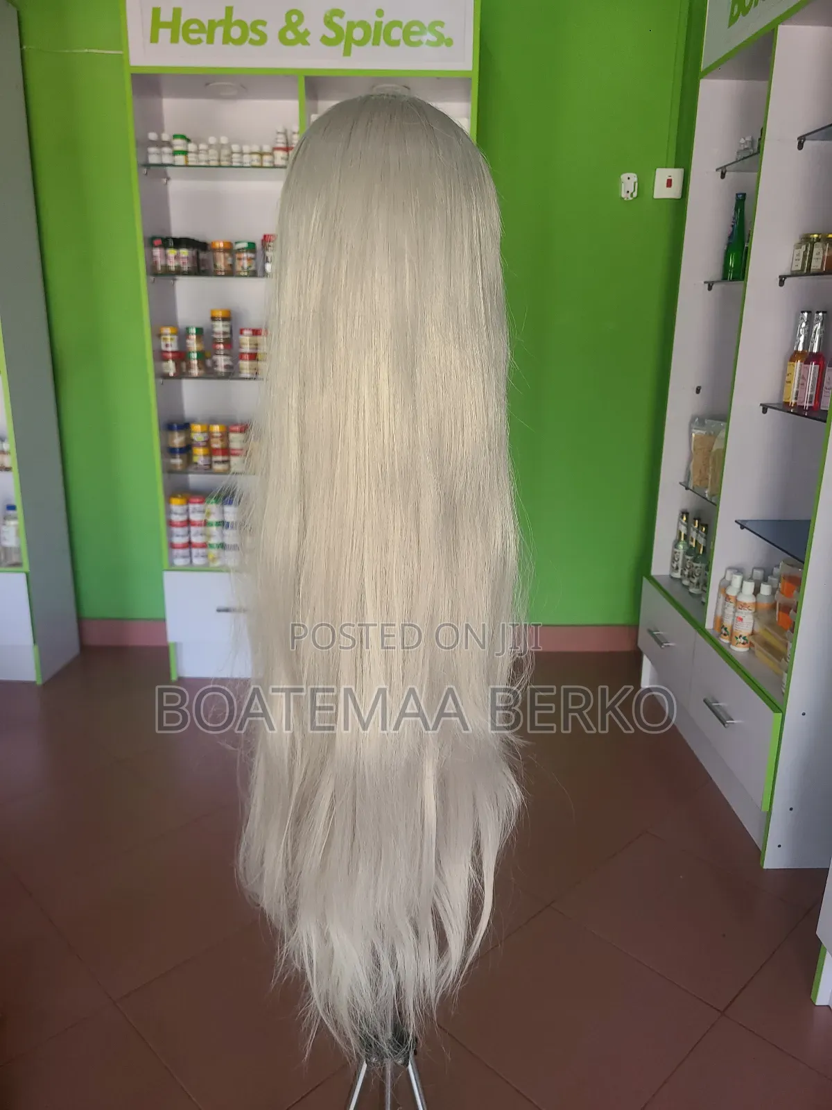 Long Straight Blonde Wig