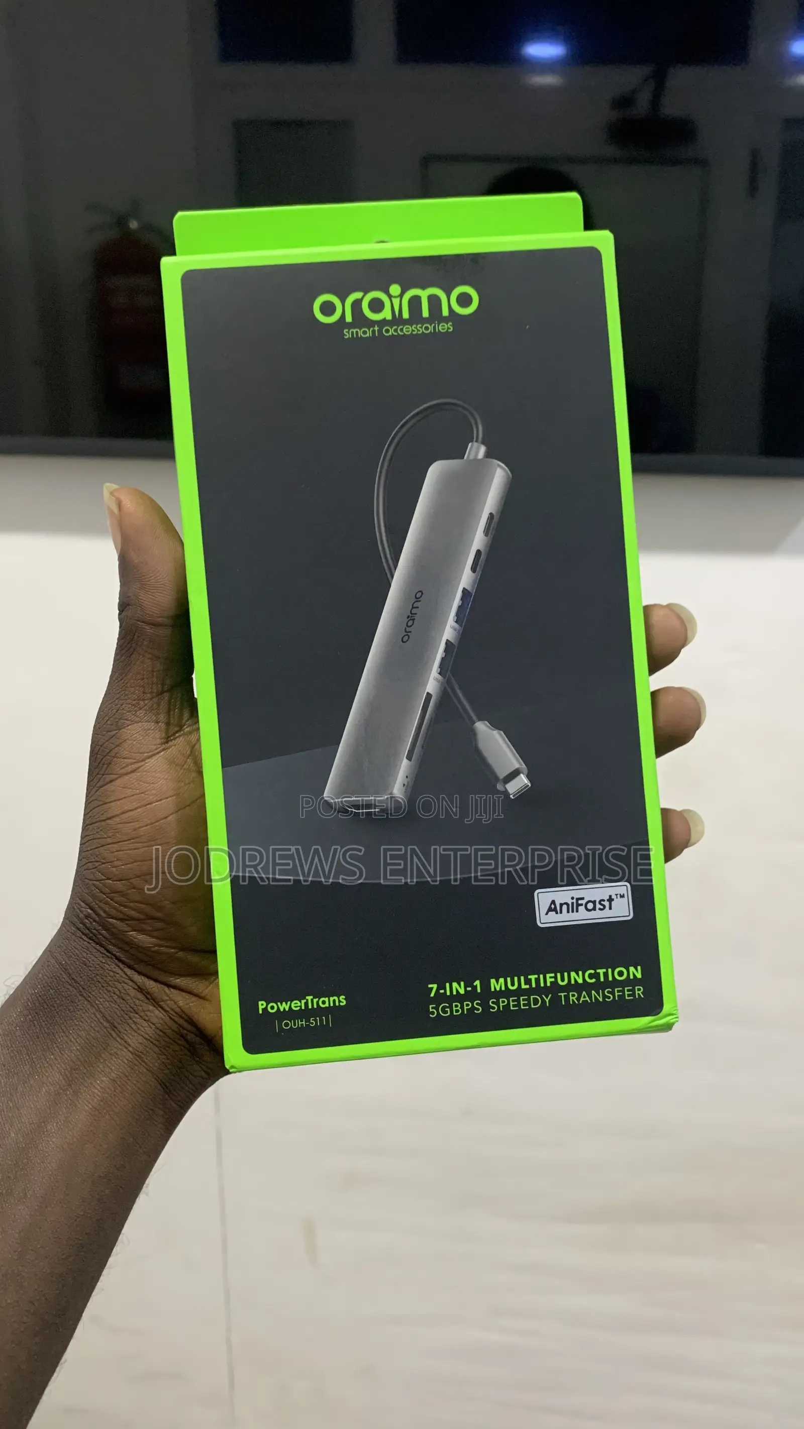 Oraimo Powertrans Usb-C Hub 7-in-1 Multifunctional Adapter