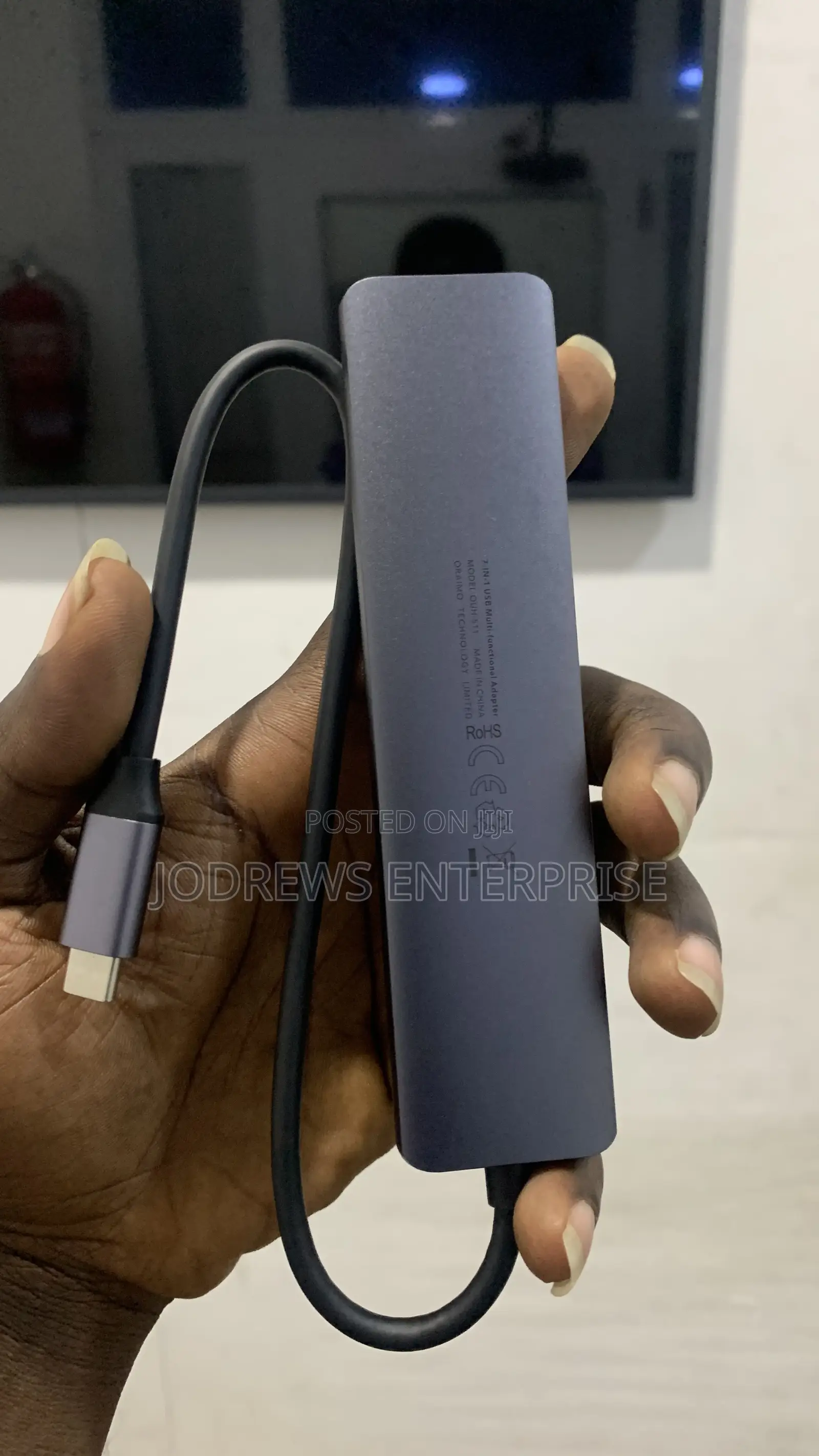Oraimo Powertrans Usb-C Hub 7-in-1 Multifunctional Adapter